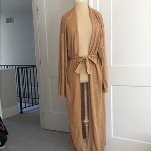 L*SPACE Camel Linen Blend Duster Cardigan – Size M/L